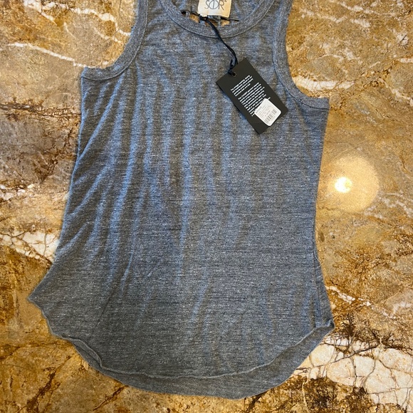 NEW W/Tags - Chaser Brand - Triblend Knot Back Tank - Gray - Women's US size XS - Picture 10 of 15